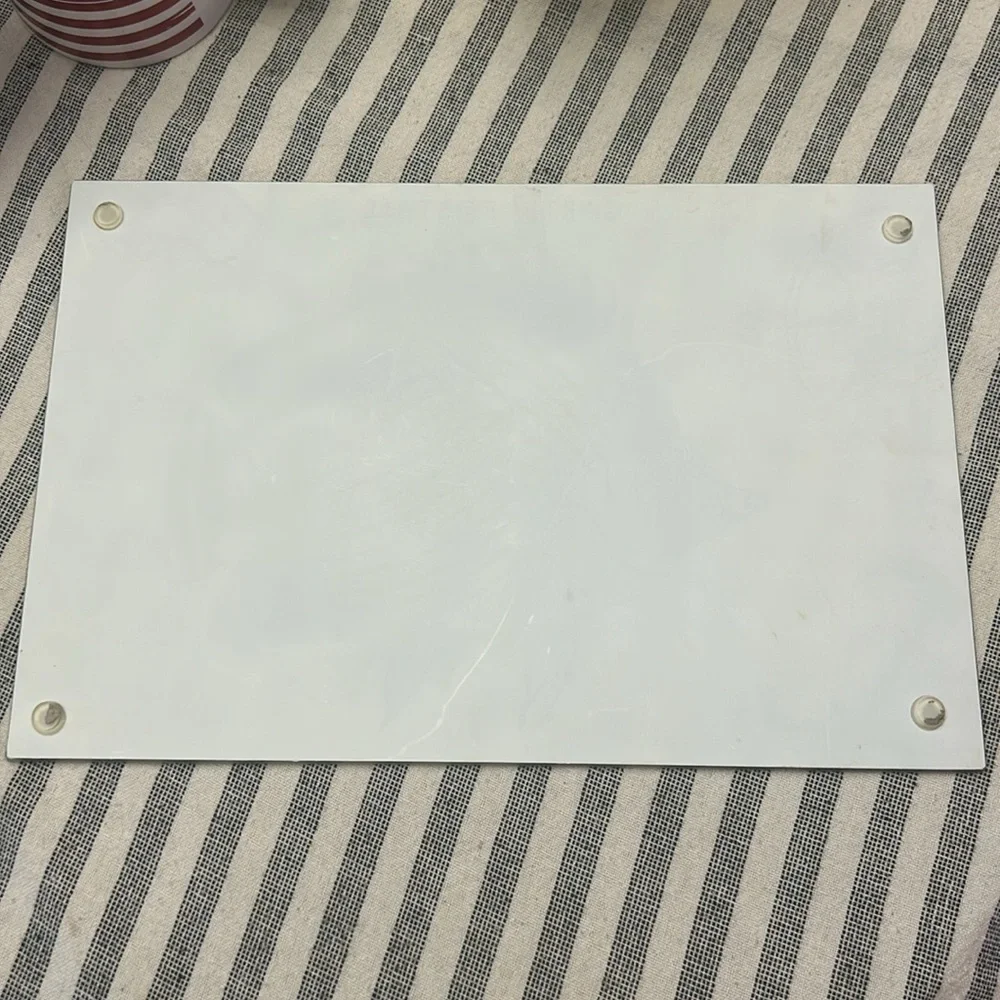 Glass cutting board carte postale